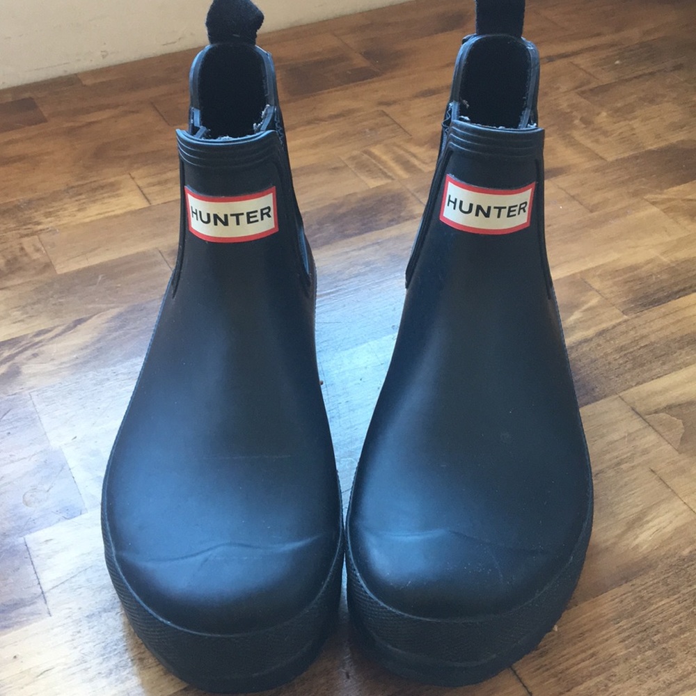 Hunter ankle rain boots